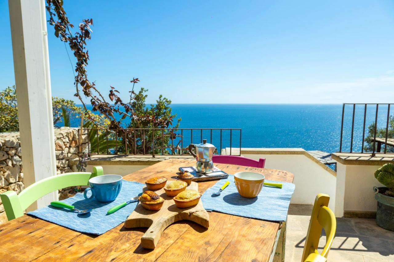 Casa Vacanze De Vita - Amazing View On The Coast Marina Serra Exterior photo